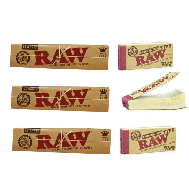 Natural Unbleached Rolling Smoking Papers King Size Slim Thin Slow Burning Paper - Image 4