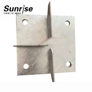 Building Curtain Wall Accessories Embedded Steel Plate Embedded Plate with Four Holes - Image 2