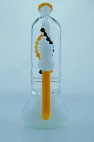 Glass Spiral DAB Rig Water Pipe Shape Round Color Black Origin China Trademark no Usage Smoking Style Creative Model NO. dab - Image 1