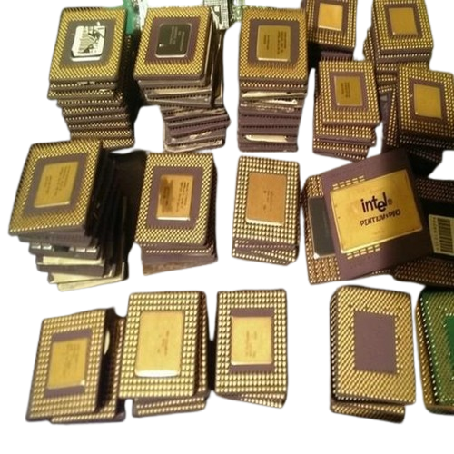 High Grade Ceramic CPU Scrap Processor Scrap with Gold Pins for Gold Recovery Electronic Waste Recycling - Image 1