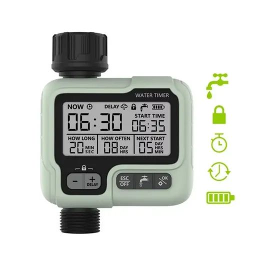 DSQ-HCT-322 AC PRO Garden Water Timer Plastic 1Y 0.05~0.8MPa Origin China Condition New Material Plastic Timer Type AC PRO - Image 3
