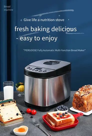 Automatic Electric Bread Maker with Big Viewing Window Origin China Trademark SWF Model NO. BR-1 G.W/N.W 13/10kg Certification - Image 4