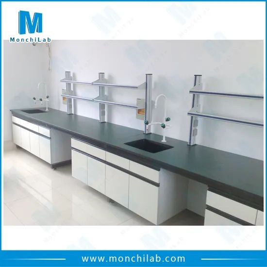 School Chemistry Lab Bench with Reagent Shelf Condition New Model NO. LFLB Guarantee 2 Years Trademark MonchiLab Customized - Image 5