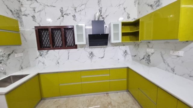 Modular Modern Kitchen Warranty 10 Years Appearance Modern Door Finishing Acrylic Kitchen Design Straight Kitchen Layout - Image 3