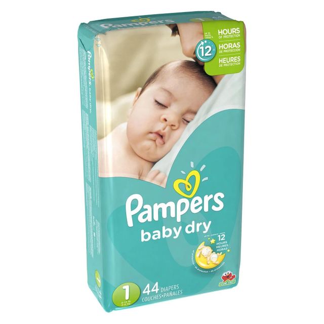 Pampers Baby-Dry Diapers all sizes available from newborn Grade A Color White Size All sizes available Leak Protection Up To 100% - Image 2
