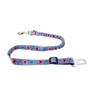 Car Seat Belt for Dog Adjustable Seatbelt for Dog Fabric Safety Printed Seatbelt for Car - Image 2
