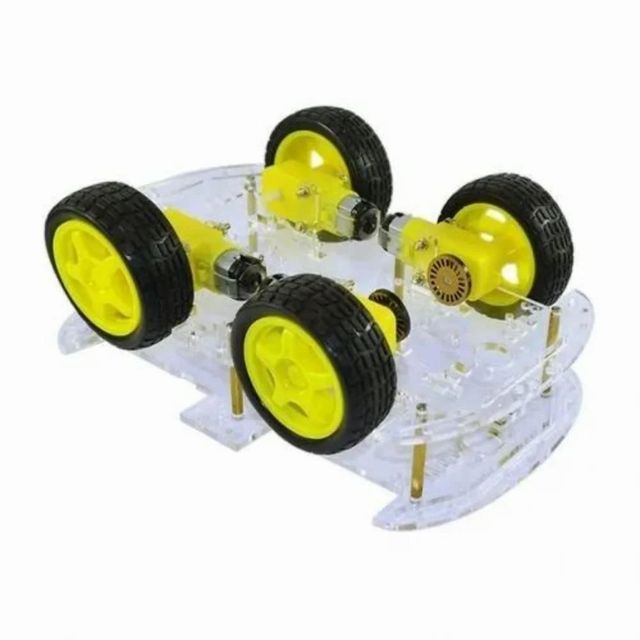 4WD Robot Chassis Kit Interface USB Frequency 60 Hz Material Plastic Battery Lithium Ion Number Wheel 4 Wheel Operating Voltage 12 V - Image 2