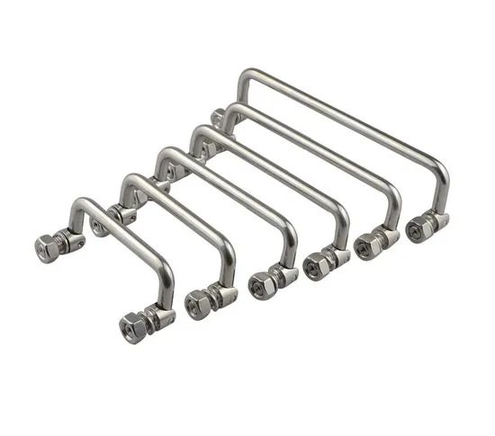 Folding Pull Handle for Furniture Stainless Steel Tool Box Type Latch Material Steel Model NO. WD1603 HS Code 8481804090 - Image 4