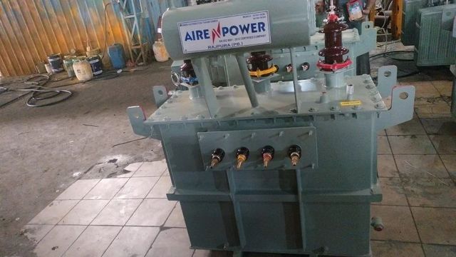 Three Phase Distribution Transformer Phase Three Phase Power Source Electric Application Industrial and Commercial Rating & Diagram plate Earthing - Image 3