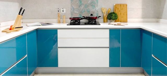 Modern U-Shaped Modular Kitchen Stability High Design Elegant Finish Impeccable Kitchen Shape U Shape cost best in the - Image 2