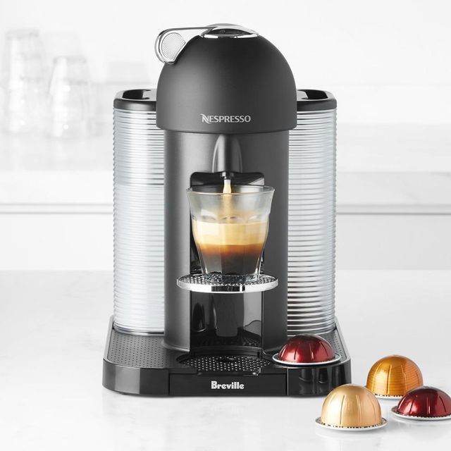 Modern Nespresso Coffee Machine For Kitchen Counter Space Saving Design Easy Capsule Insertion High Pressure Extraction - Image 3
