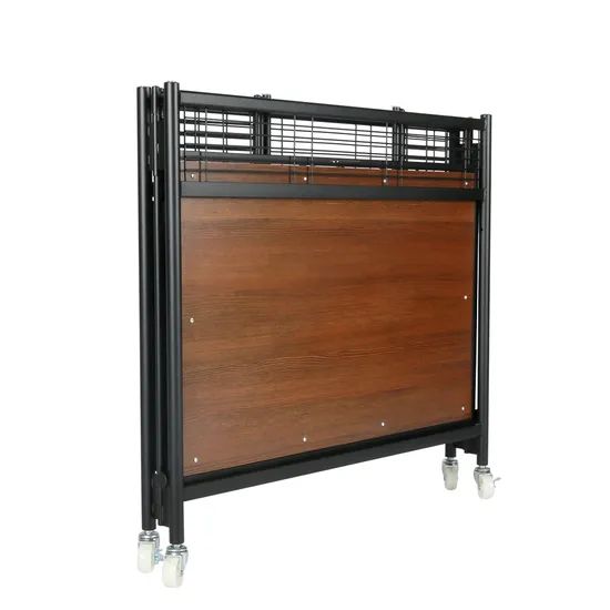 Steel Frame Professional Design Foldable Display Promotion Table with Large Storage Space - Image 5