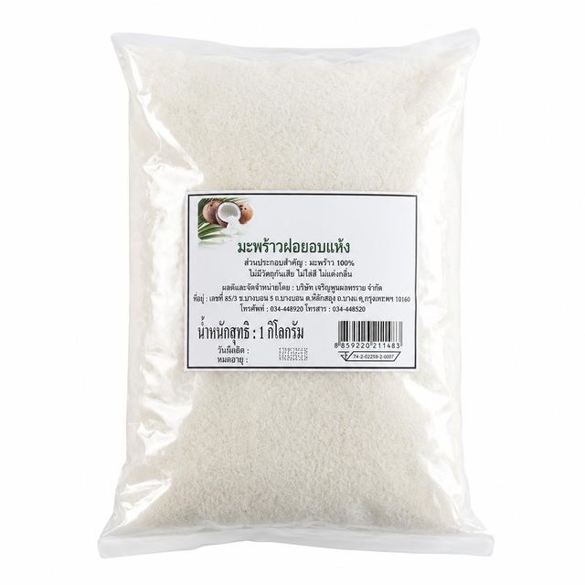 Premium Desiccated Coconut Low Fat from Thailand (With no added sulphur dioxide). - Image 1