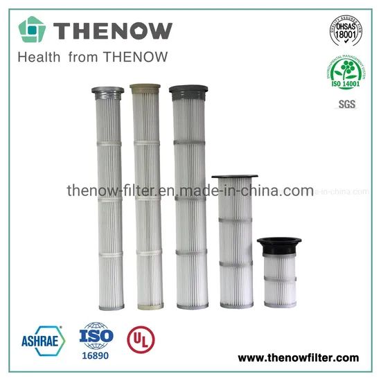 Pleated Bag Air Filter Cartridge Gasket EPDM Trademark Thenow Model NO. THN-LT HS Code 84219990 Origin Shanghai, China Specification ISO9000; - Image 2