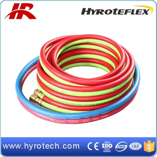 Oxygen Hose Rubber Hose/Tube/ Pipe B.P. 60bar W.P. 20bar Origin Shandong Size 6mm to 25mm HS Code 40092100 Color Color, - Image 4