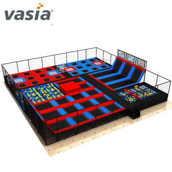 Vasia Children Indoor Trampoline Park Shape Square Age Children Trademark vasia Size Costomized Color Multicolor Warranty One - Image 3