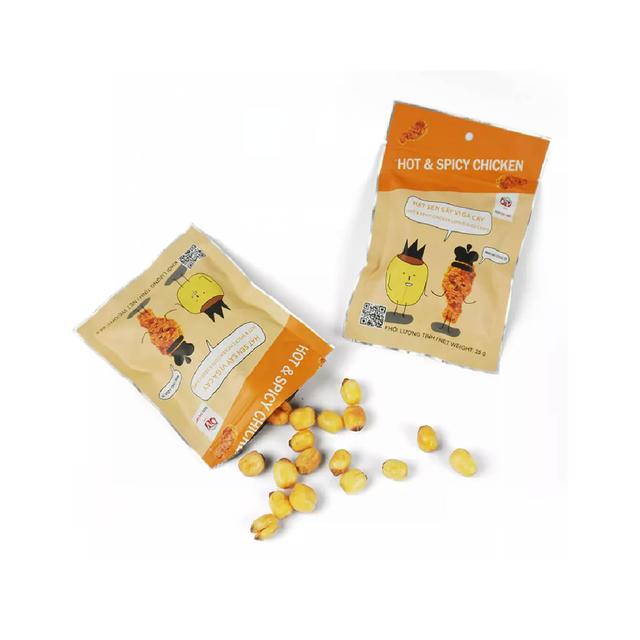 Delicious Package Bag Good Crispy Price Vietnam Style Fried Process snacks wholesale Hot & Spicy Chicken Lotus Seeds - Image 5