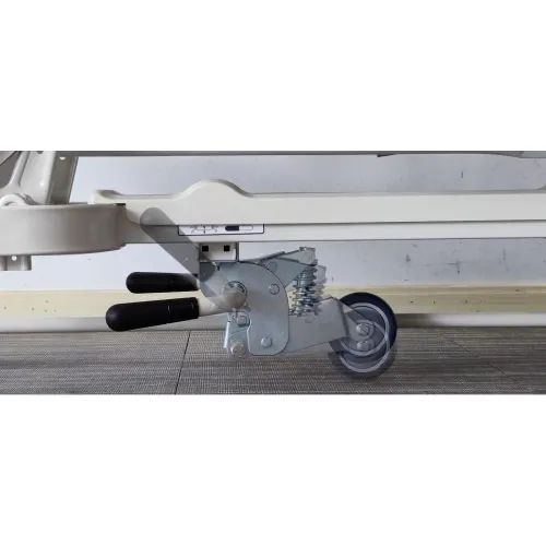 Sfda Approved Manual Hospital Patient Transport Cart Mattress 2cm Condition New Folded Unfolded Caster 8 Inches Model NO. - Image 6