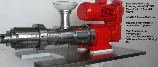 Cold Oil Press Machines Power Range 0.37 Kw To 37 Kw Seed Compatibility Multiple Seed Types Operating Technology Cold Press Technology - Image 7