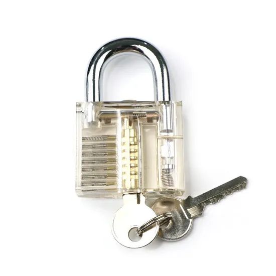 11 PCS Supplies 1 Transparent Lock Professional Practice Locksmith Lock Pick Set - Image 2