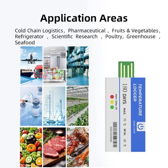 High Quality Fridge Single Use USB Data Loggers Refrigerator Temperature Data Logger - Image 6
