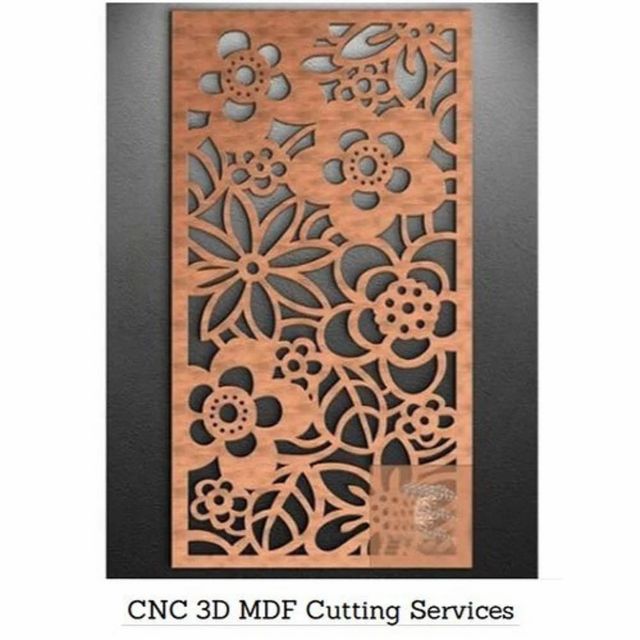 CNC 3D MDF Laser Cutting Service, Radius Cut Service Mode Offline Cutting Shape Radius Cut Service Location Pan India Payment Mode - Image 1