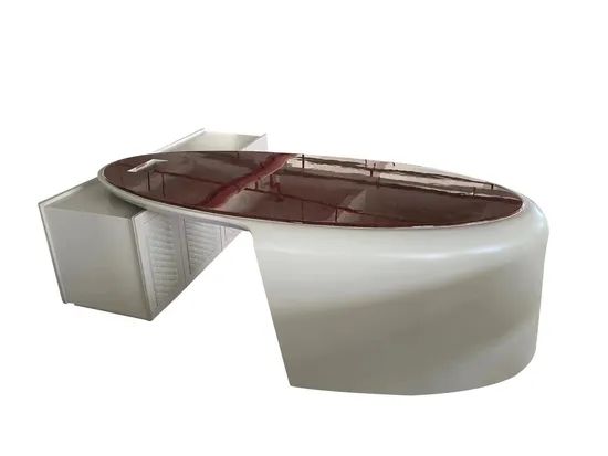 Office Desk Computer Reading Tables Cheap Office Furniture Customize Color Small Reception Desk with Drawers Modern School Desk - Image 2