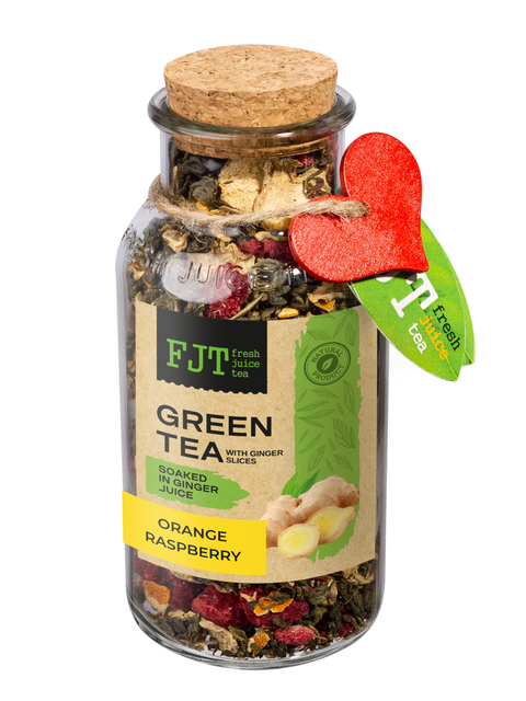 JuicyTea® – Premium Fruit-Infused Tea (Black & Green Tea, Glass Bottle) - Image 4