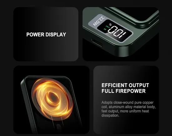 Magnetic Wireless Power Bank Age Modern Origin China Style Fashion Certificate SGS Usage Daily Use Trademark EAGLE Material - Image 3