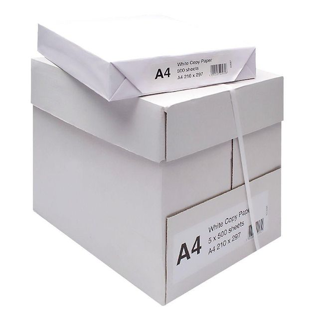 A4 Copy Paper Premium Quality 80gsm Bright White Printing Sheet Office School Inkjet Laser Copier Smooth Jam Free Bulk Pack Pack - Image 1