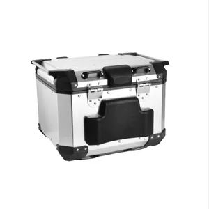 Upgraded Aluminum Motorcycle Top Case with Security Lock MOQ 1/Set Volume 45L Length 40cm HS 87141000 Usage Sports Origin - Image 5