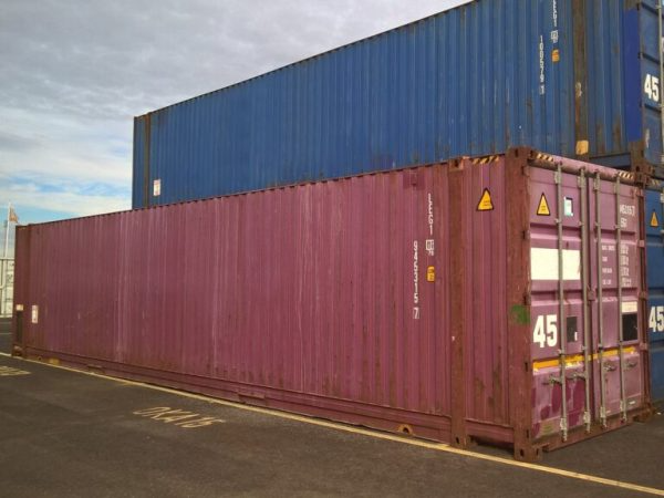 45ft HCPW Shipping Container Blue High Cube Cargo Storage Container for Sale - Image 3