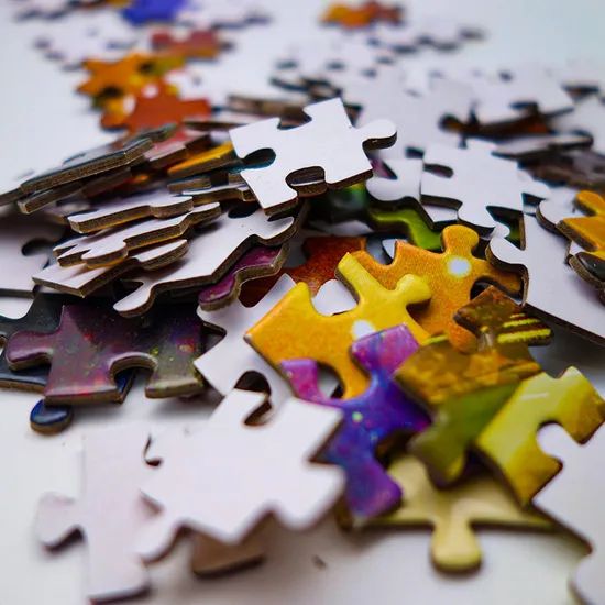 Bubble Pattern Wholesale Custom Adult Jigsaw Puzzles Manufacturer - Image 6