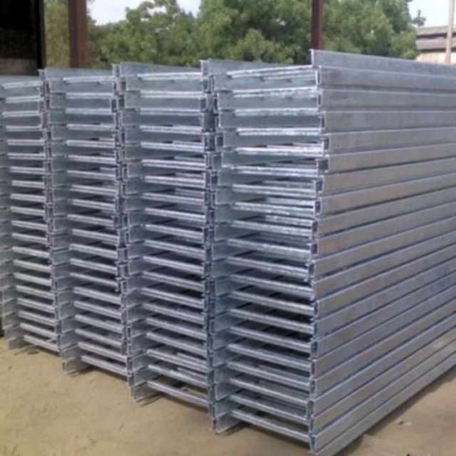 Galvanized Cable Tray Width 50mm Color Silver Thickness 1.6mm Shape Rectangle Corrosion Resistance Yes Tray Type Ladder Type Cable - Image 1
