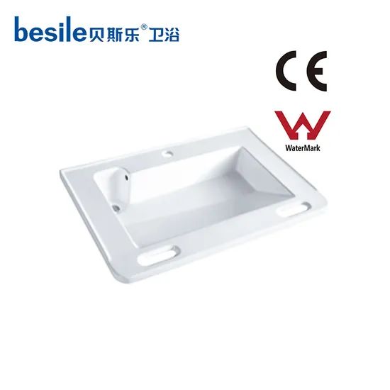 Factory Direct Sales Rectangle Sink Bathroom Vanity Ceramic Wash Basin Cabinet Basin - Image 3