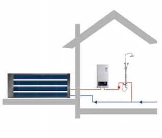 High-Efficiency 430L Solar Hot Water Heater with Advanced Vacuum Tubes - Image 3