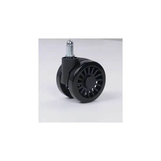 Rubber Caster Wheels with Thread Office Swivel Chair Replacement Spare Parts Castor - Image 1