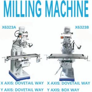 X6323 Series Milling Machine Good Quality. Object Tool Origin China Trademark OEM Condition New Model NO. X6323 Certification CE - Image 1