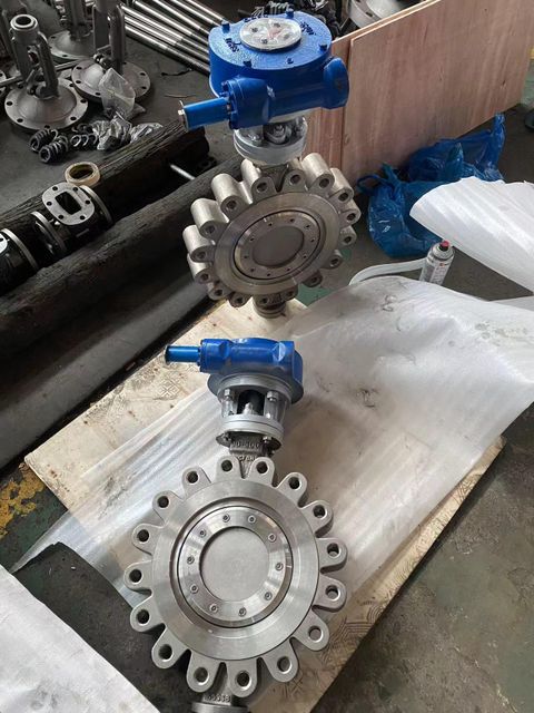 DMS EN593 Butterfly Valve Wafer Type full lugged Triple Eccentric Carbon Steel  Stainless Steel gear operated Mariposa V - Image 3