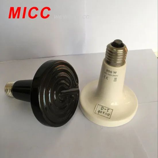 12V 100W Electric Infrared Ceramic Heater Ceramic Heating Lamp - Image 3