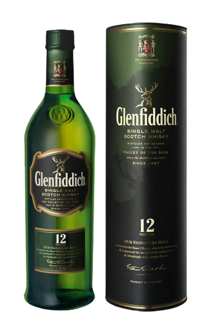 Glenfiddich 12 Year Old Scotch Whisky 750ml – Smooth and Mellow Single Malt from Speyside, Featuring Fresh Fruit Notes, Delicate Oak Spice, Balanced Finish, Crafted Using Traditional Methods, Ideal for Sipping, Entertaining Guests, or Gifting Occasions - Image 3
