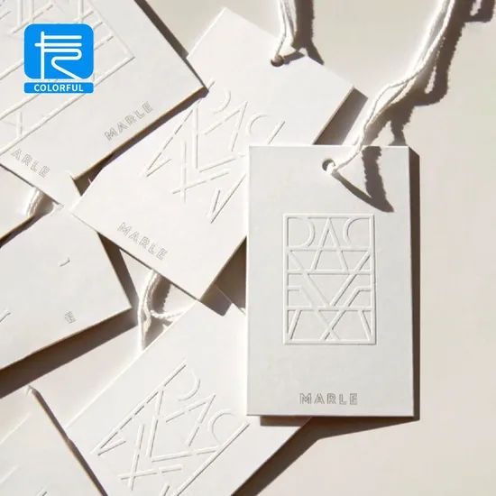 Different Sizes Custom Recyclable Kraft Paper Garment Hang Tags - Image 6