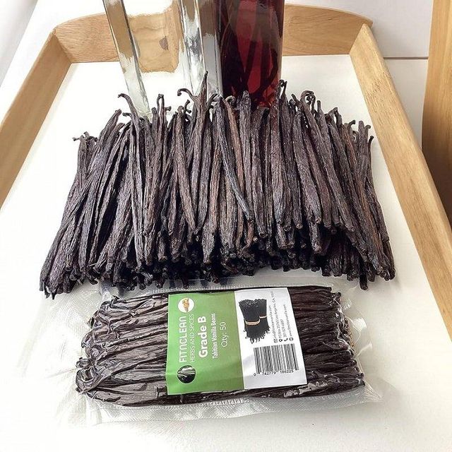 Organic Vanilla Beans 15 20cm Black 4%~5% Moisture 18%~30% High Quality 6 Organic Whole Vanilla Beans Pods Dried Style - Image 3