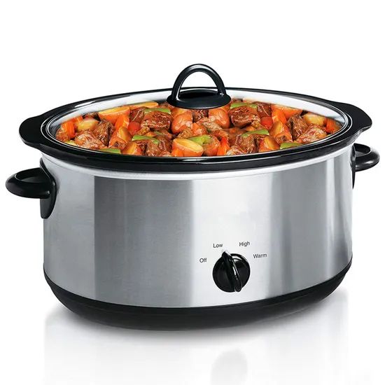 8qt Oval Electric Slow Cooker - Image 1