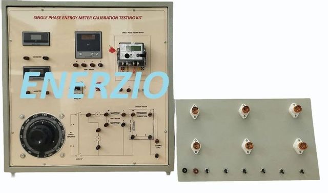 ENERZIO Mild Steel TESTING & CALIBRATION OF SINGLE PHASE ENERGY METER, For Engineering Lab - Image 2