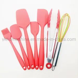 Silicone Kitchen Utensils Cooking Set Utensils Kitchenware MOQ 2000PCS Origin China Size 24.5X6cm Weight 40g/PC HS Code 3924100000 - Image 6