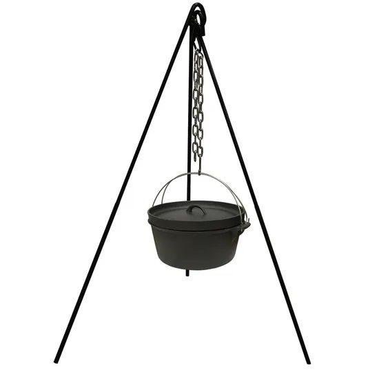 4 Sets 4qt Cast Iron Dutch Ovens for Camping and Outdoor Cooking - Image 5