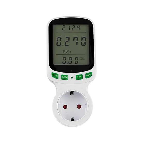 German Single Rate Power Meter Socket Large Screen Power Monitoring Instrument Charging Socket Meter - Image 1