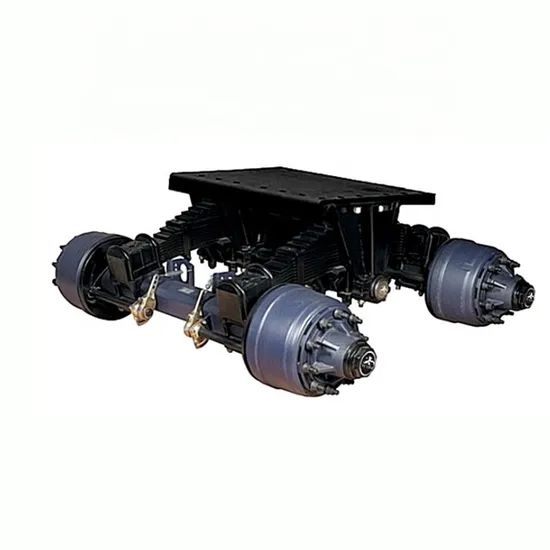 Semi Trailer Rear Axle High Mounting Spoke Wheel Bogie Suspension - Image 5