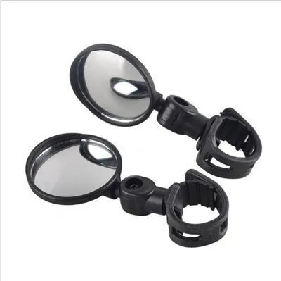 Bicycle Rearview Mirror Wide Angle Convex Mirror Cycling Mirror Mountain Bike Rearview Mirror Silicone Handle Rearview Mirror - Image 4